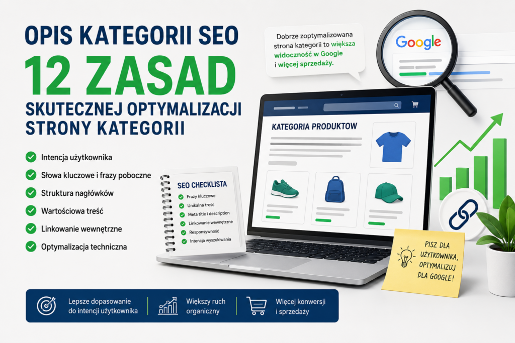 Opis kategorii SEO – 12 zasad skutecznej optymalizacji strony kategorii w sklepie internetowym