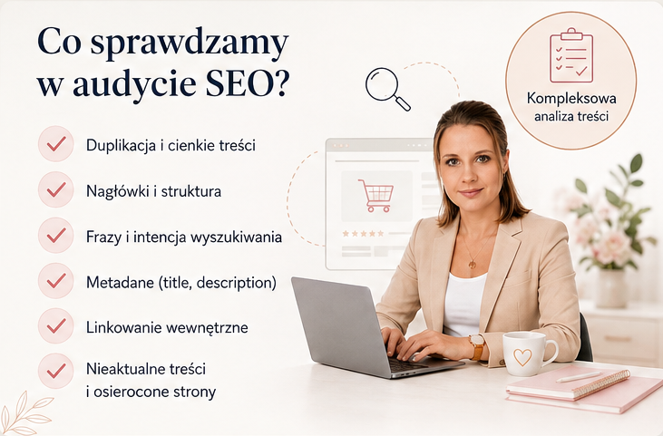 Checklista audytu treści sklepu internetowego