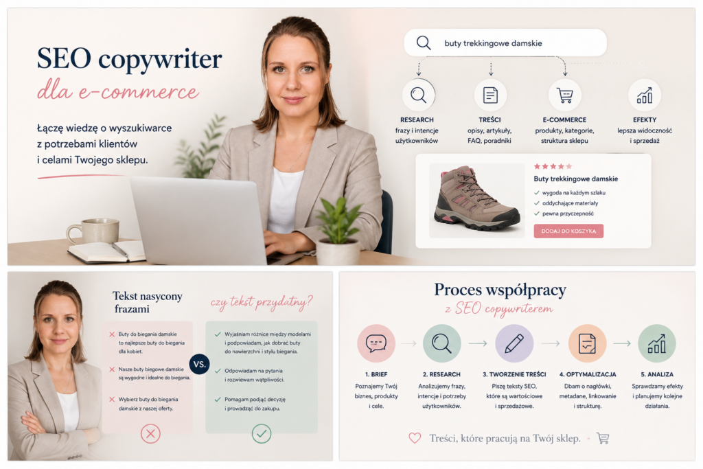 Pięć etapów współpracy z SEO copywriterem dla sklepu internetowego