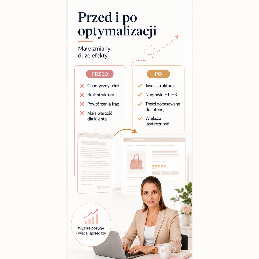 Teksty SEO dopasowane do intencji wyszukiwania, które wspierają ruch i sprzedaż